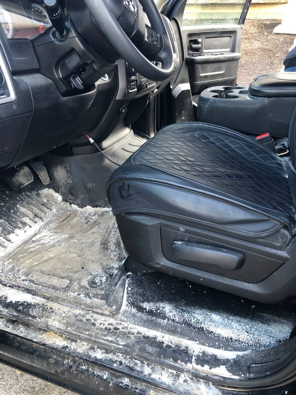 Northwest Calgary car seats before detailing