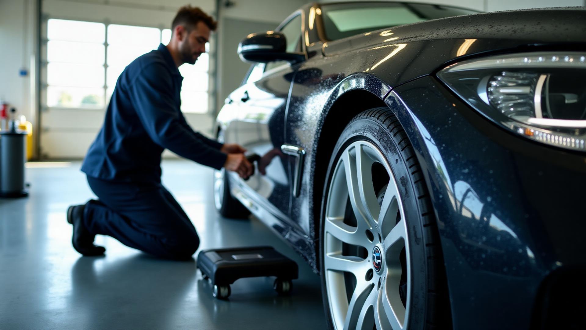 Professional car detailing service